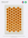 Аппликатор Кузнецова. Массажер медицинский "Тибетский аппликатор магнитный" на мягкой подложке 17х28 см желтый