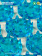 Аппликатор Кузнецова. Тибетский акупунктурный массажный коврик 41х60 см., массажер на мягкой подложке 2 см., синий (более острые иглы). Цвет ткани - "Натуральный лён"