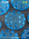 Аппликатор Кузнецова. Тибетский акупунктурный массажный коврик 41х60 см., массажер на мягкой подложке "комфорт" 3 см. с эффектом памяти, синий (более острые иглы). Цвет ткани - "чёрный лён".