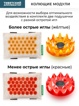 Для здоровой поясницы. Валик универсальный, синий (более острые иглы) + массажер медицинский "Тибетский аппликатор магнитный" пояс с двумя сменными мягкими подушечками M, L, XL