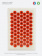 Массажер медицинский "Тибетский аппликатор магнитный" на мягкой подложке 17х28 см красный