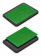 Массажер медицинский «Аппликатор Кузнецова металло-магнитный» на мягкой подложке 15х22 см полиметаллический, зеленый